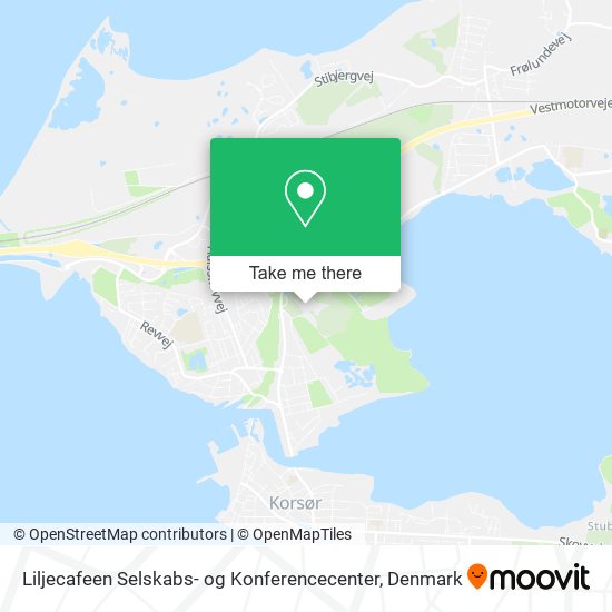 Liljecafeen Selskabs- og Konferencecenter map