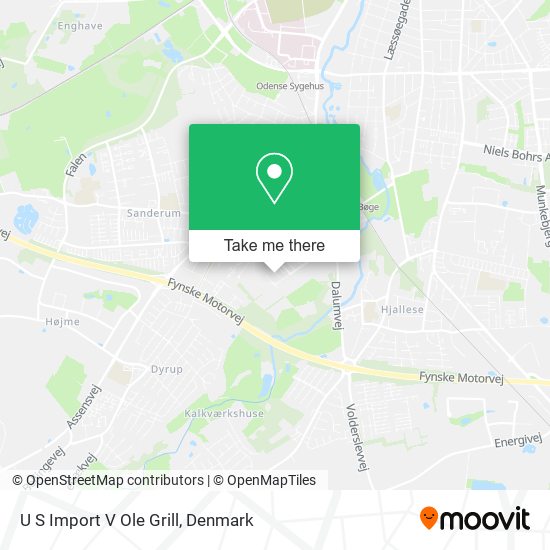 U S Import V Ole Grill map