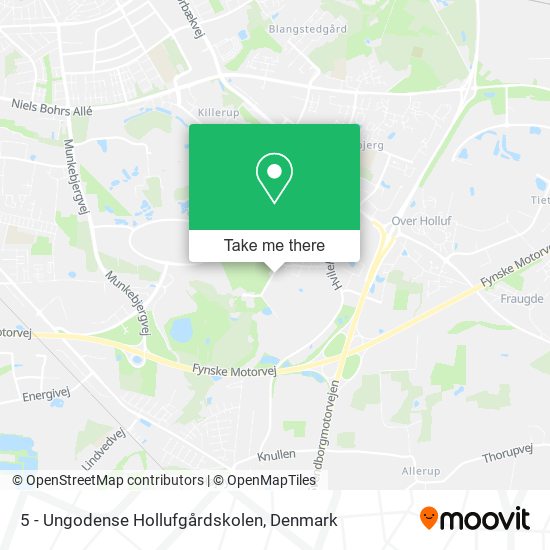 5 - Ungodense Hollufgårdskolen map