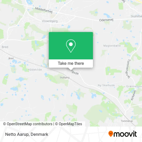 Netto Aarup map