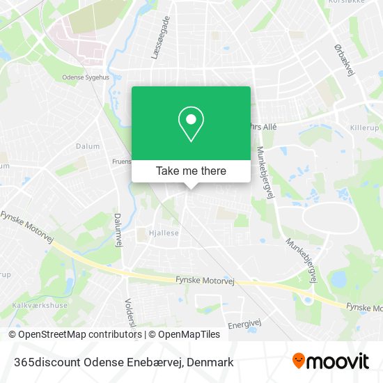 365discount Odense Enebærvej map