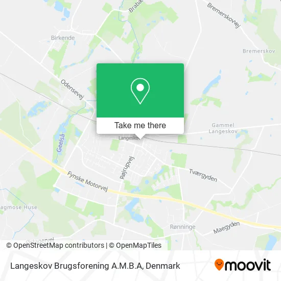Langeskov Brugsforening A.M.B.A map