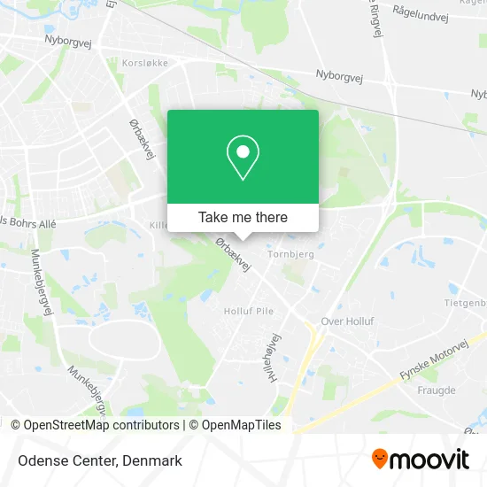 Odense Center map
