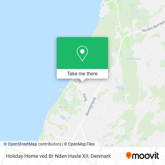 Holiday Home ved Br Nden Hasle XII map