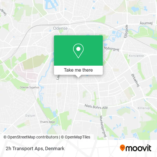 2h Transport Aps map