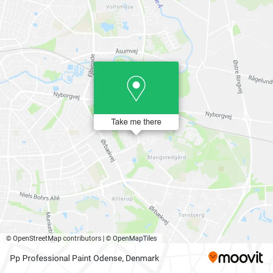 Pp Professional Paint Odense map