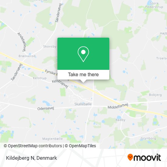 Kildejberg N map