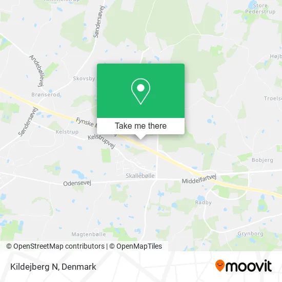 Kildejberg N map