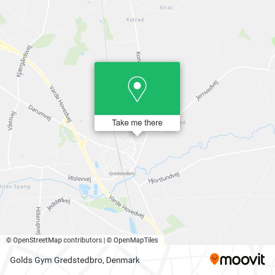Golds Gym Gredstedbro map