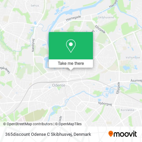 365discount Odense C Skibhusvej map