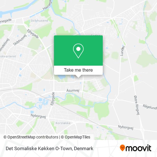 Det Somaliske Køkken O-Town map