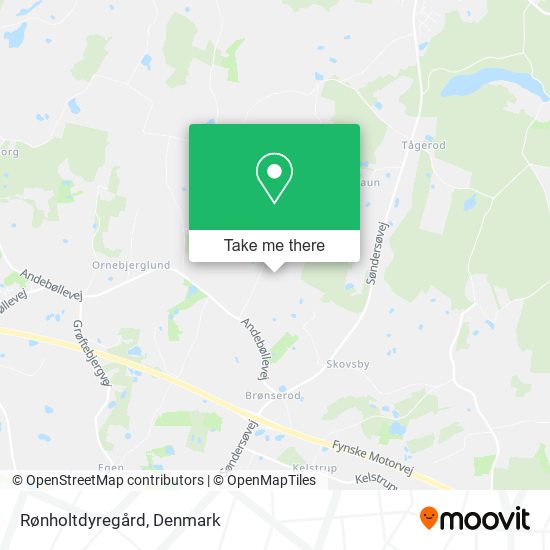 Rønholtdyregård map