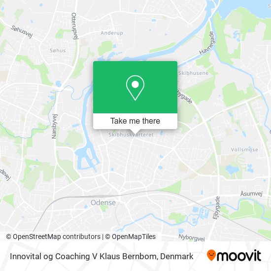 Innovital og Coaching V Klaus Bernbom map