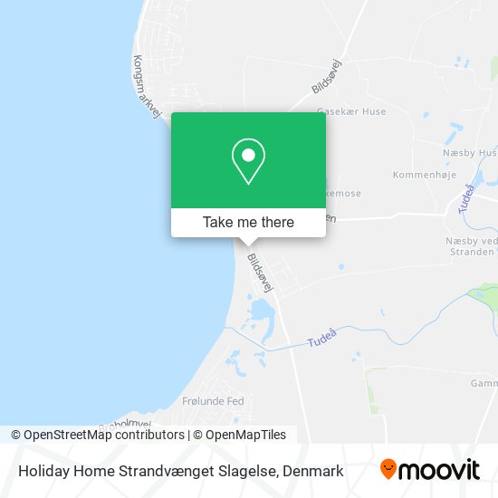 Holiday Home Strandvænget Slagelse map