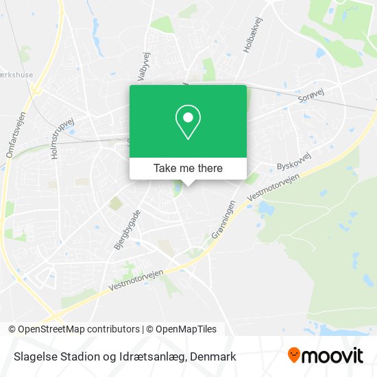 Slagelse Stadion og Idrætsanlæg map