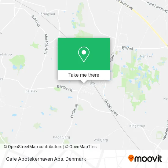 Cafe Apotekerhaven Aps map