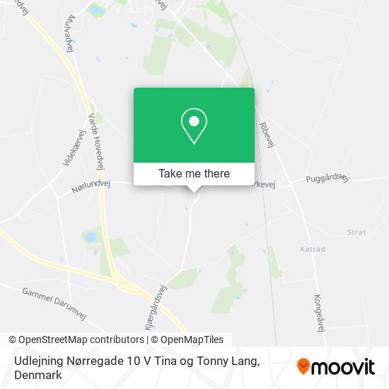 Udlejning Nørregade 10 V Tina og Tonny Lang map