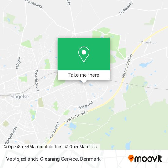 Vestsjællands Cleaning Service map