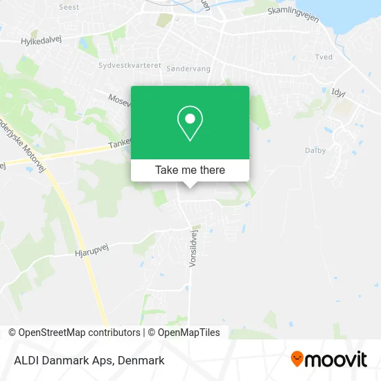 ALDI Danmark Aps map
