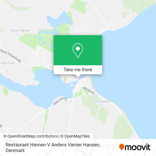 Restaurant Havnen V Anders Verner Hansen map