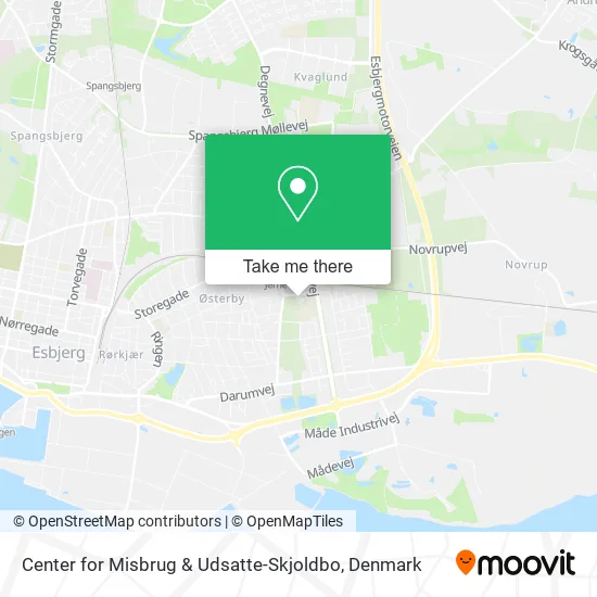 Center for Misbrug & Udsatte-Skjoldbo map