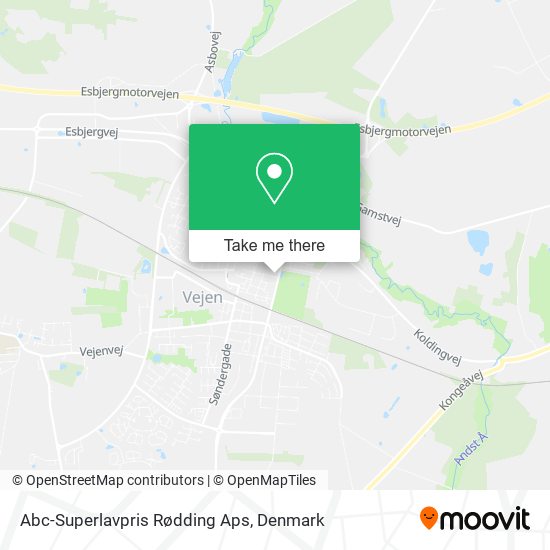 Abc-Superlavpris Rødding Aps map