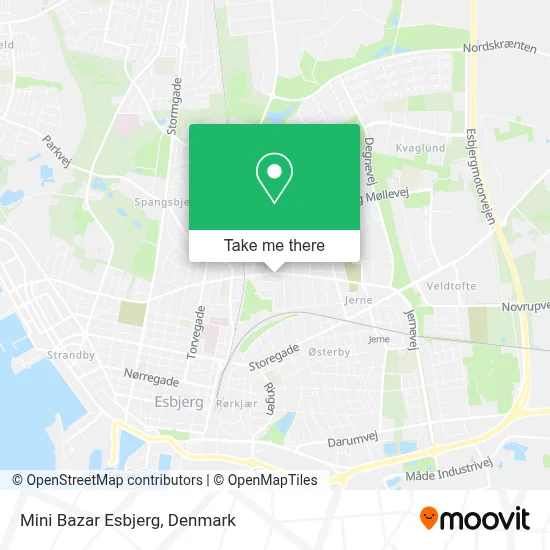 Mini Bazar Esbjerg map
