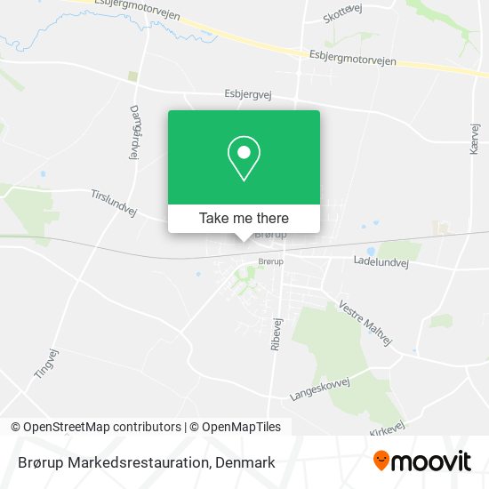 Brørup Markedsrestauration map