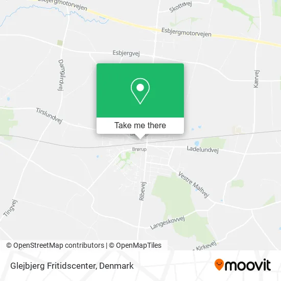 Glejbjerg Fritidscenter map