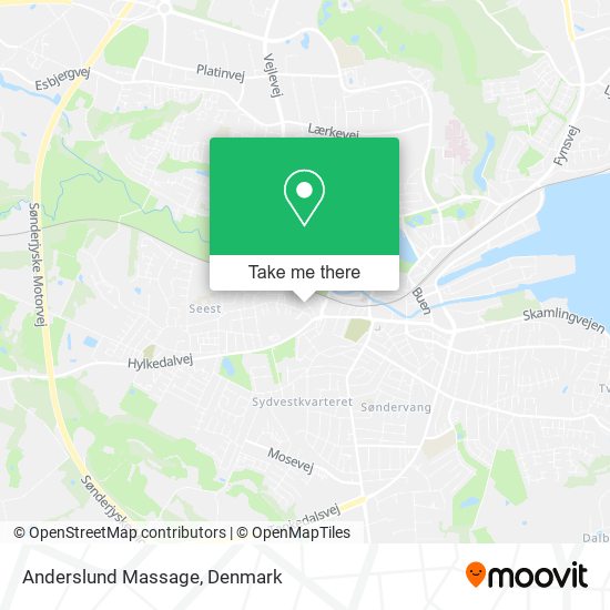 Anderslund Massage map