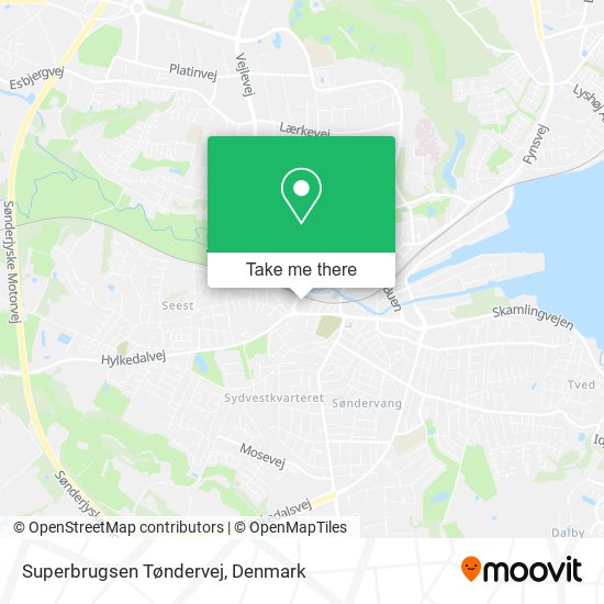 Superbrugsen Tøndervej map