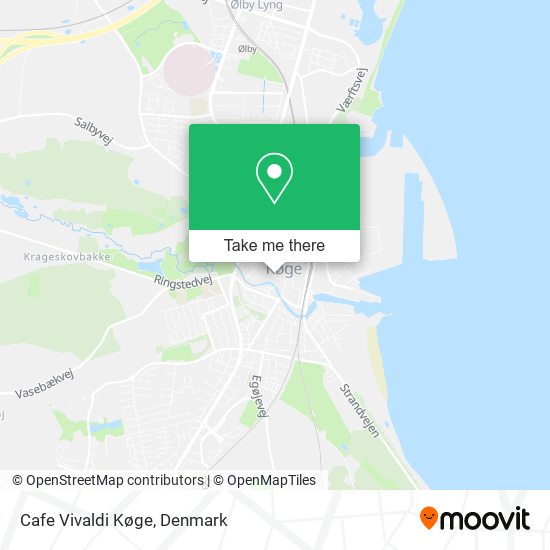 Cafe Vivaldi Køge map