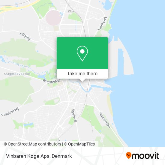 Vinbaren Køge Aps map