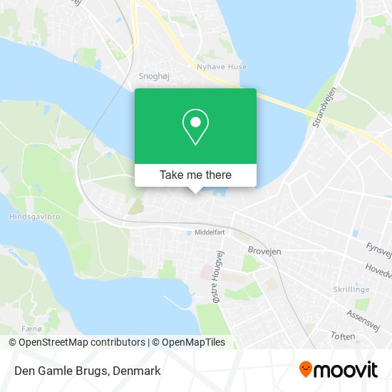 Den Gamle Brugs map