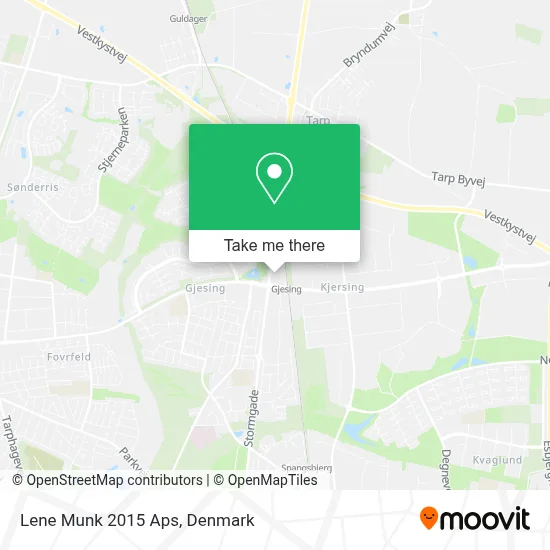 Lene Munk 2015 Aps map