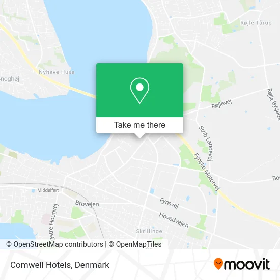 Comwell Hotels map