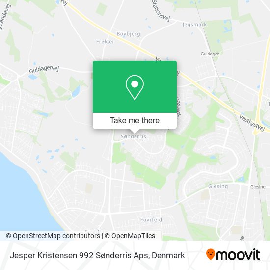 Jesper Kristensen 992 Sønderris Aps map