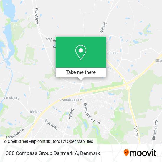 300 Compass Group Danmark A map