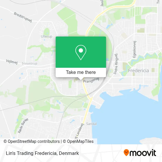 Lin's Trading Fredericia map