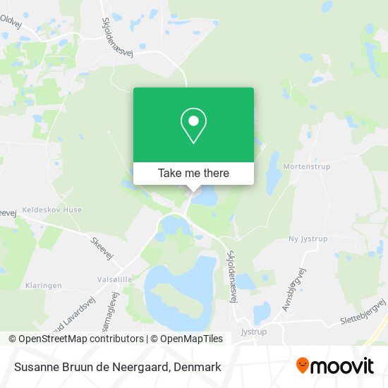 Susanne Bruun de Neergaard map