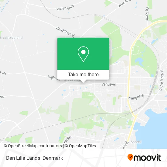 Den Lille Lands map