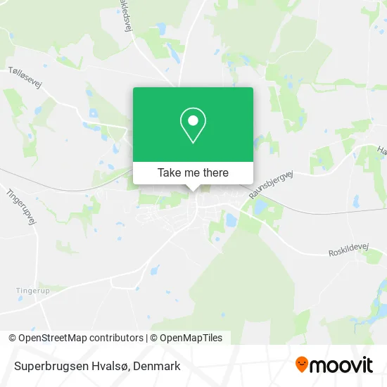 Superbrugsen Hvalsø map