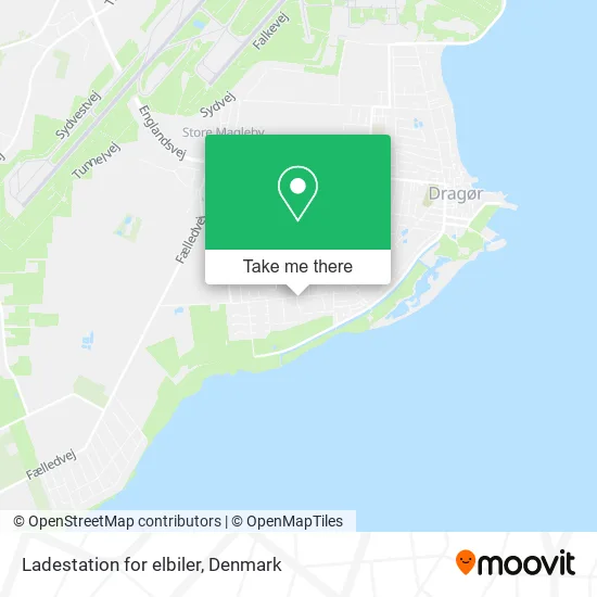 Ladestation for elbiler map