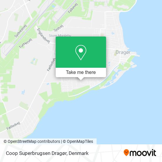 Coop Superbrugsen Dragør map