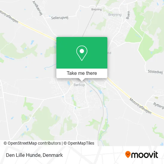 Den Lille Hunde map