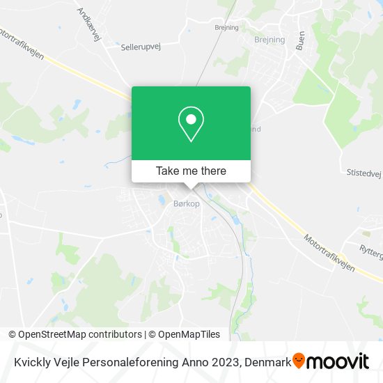 Kvickly Vejle Personaleforening Anno 2023 map