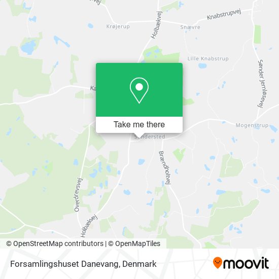 Forsamlingshuset Danevang map