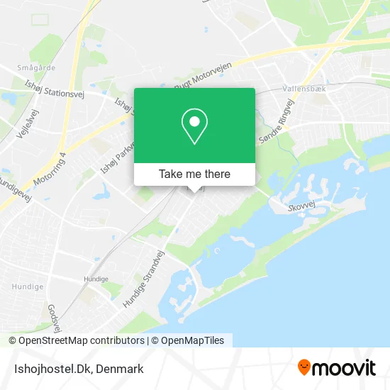 Ishojhostel.Dk map