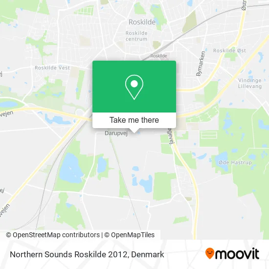 Northern Sounds Roskilde 2012 map