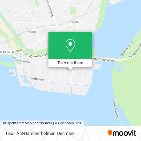 Tivoli A S-Hammerholmen map